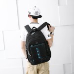 Forestfish School Backpack for Teen Men and Women, Casual Daypack Water-Resistant Lightweight Middle School Bag with Large Capacity